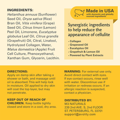 Avolity® Cellulite Massage Oil